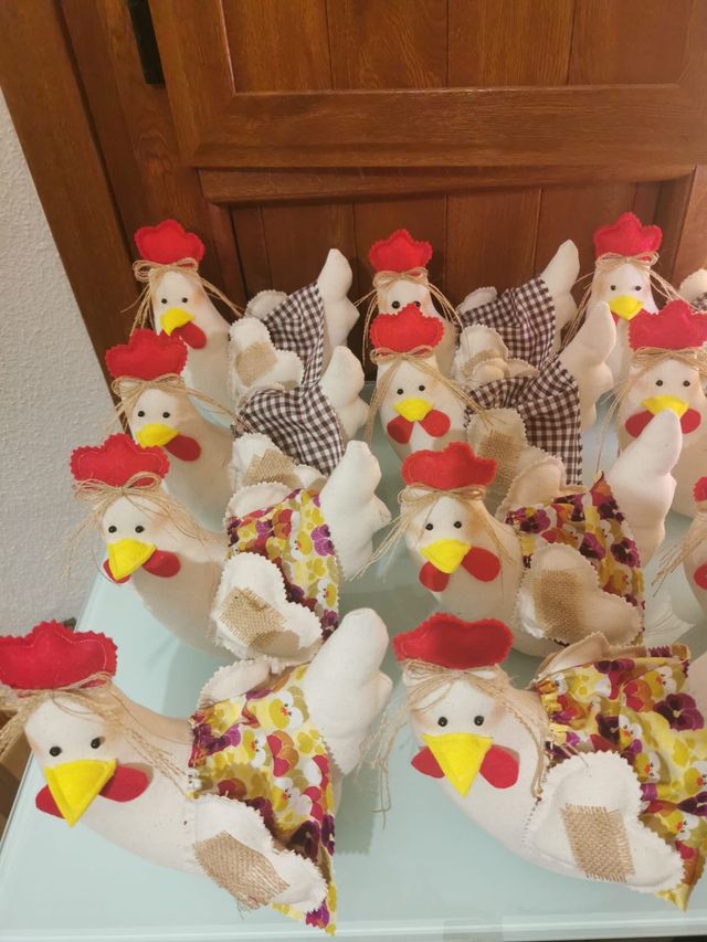 Gallinas artesanales - Decoración