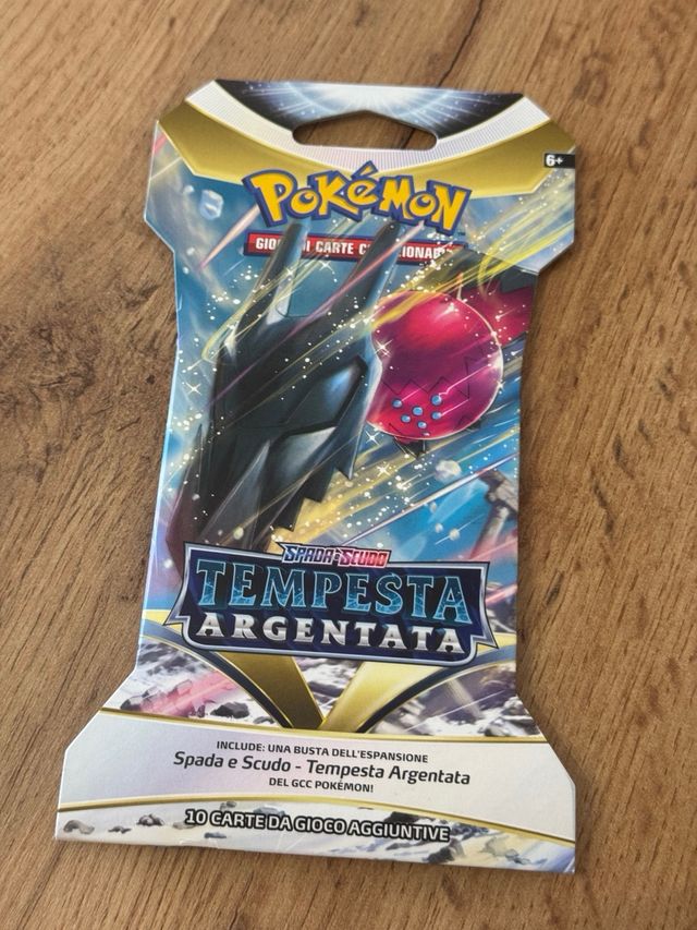 Pokémon bustine paper Tempesta Argentata sealed