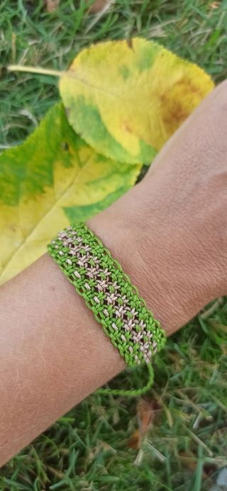 Pulsera nudos 2 colores