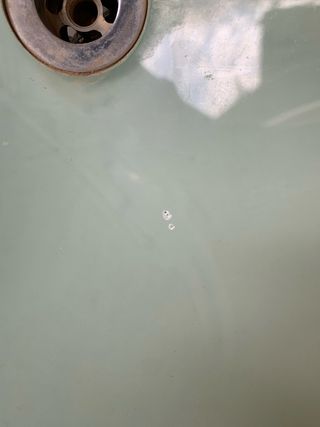 Lavabo cristal verde - Baño