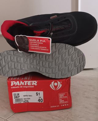 Zapatos de seguridad PANTER - azul marino