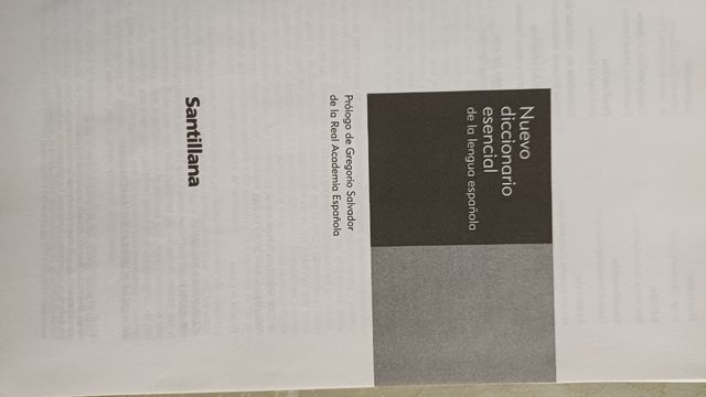 Diccionario Esencial Lengua Española ed Santillana
