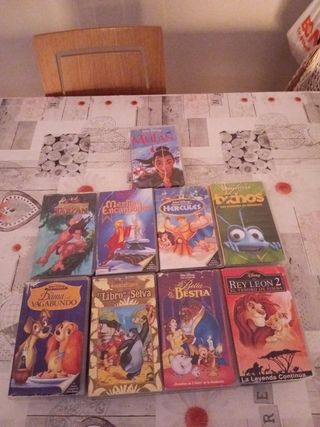 VHS Disney: 8 Películas