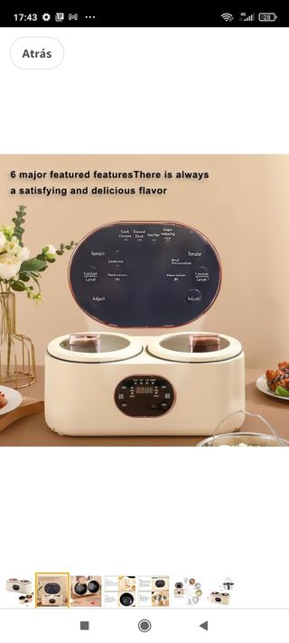 Olla Arrocera Doble 3,5L