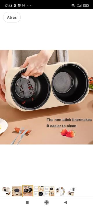 Olla Arrocera Doble 3,5L