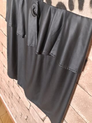 Vestido leopardo - Negro y marrón