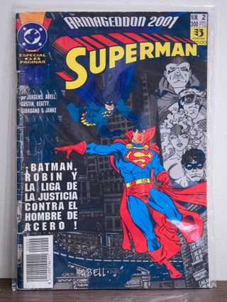 Cómic "Armageddon 2001, Superman"