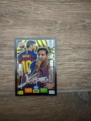 Cromo Messi Balón de Oro