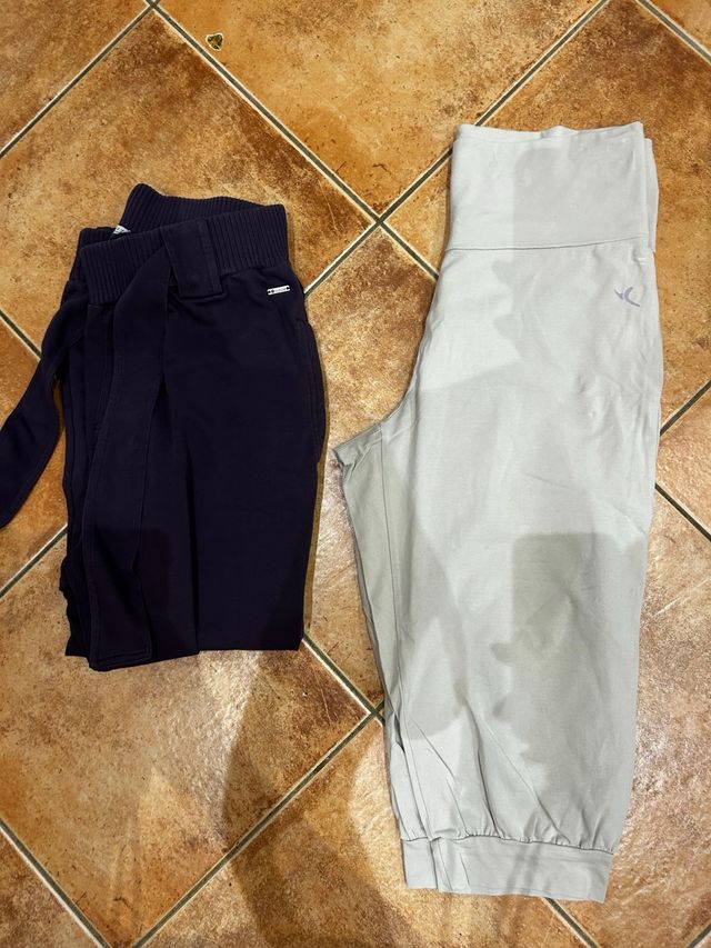 2 Pantaloni tuta: Grigio e Viola