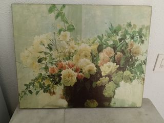 13 Cuadros Flores Vintage