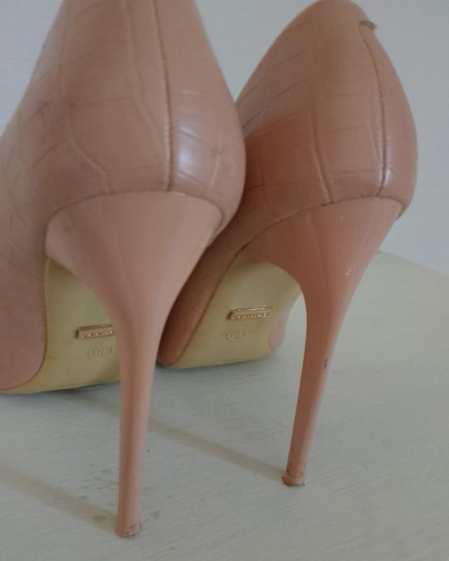 Scarpe beige tacco 10 numero 36