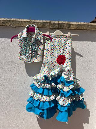 Traje Flamenca niña lunares