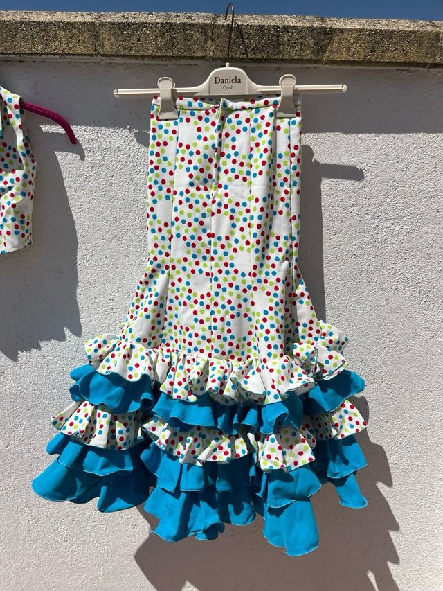Traje Flamenca niña lunares