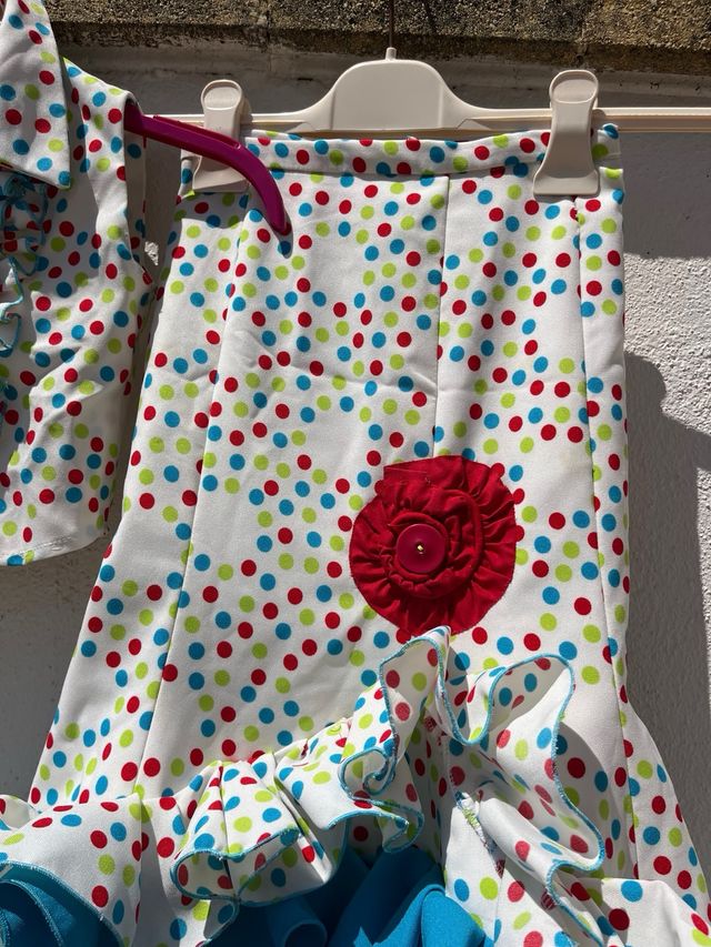 Traje Flamenca niña lunares