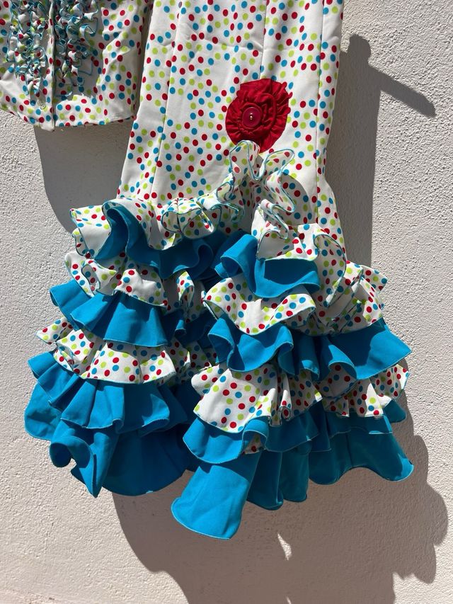 Traje Flamenca niña lunares