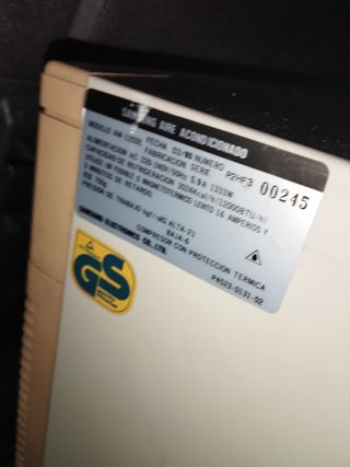 Aire acondicionado Samsung - usado