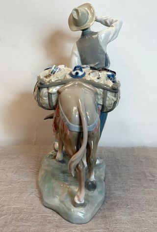 Figura Alfarero con Burro Lladró