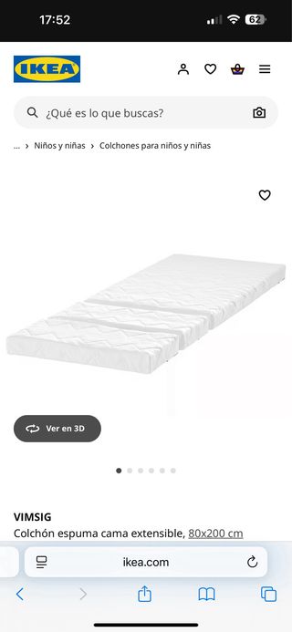 Cama ikea extensible 