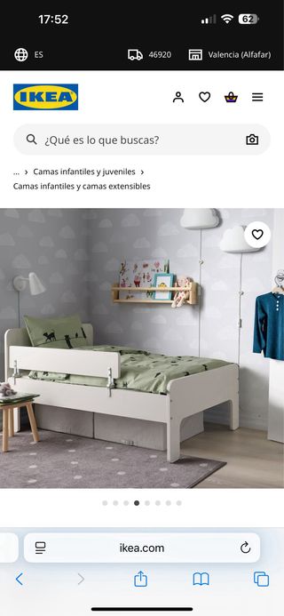 Cama ikea extensible 