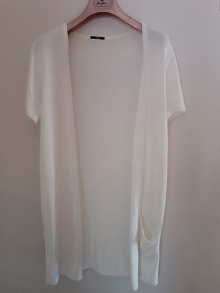 Cardigan estivo bianco donna