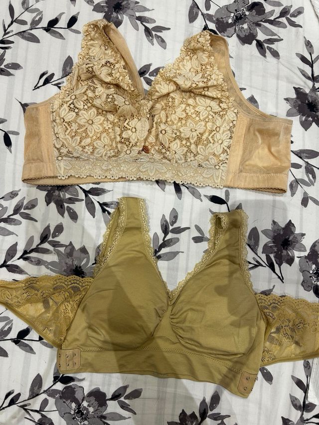 Reggiseno beige e nero taglia 5.