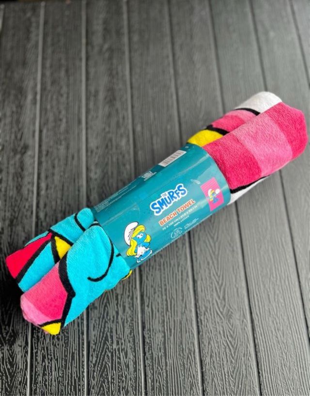 telo mare puffetta 70x140