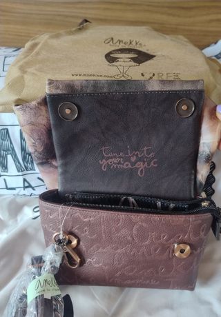 Bolso Anekke marrón multicolor