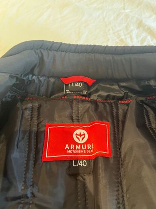 Chaqueta moto ARMURE negra - Talla L