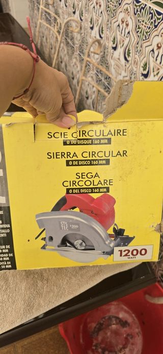 Sierra circular SYS TEC 1200W - 160mm
