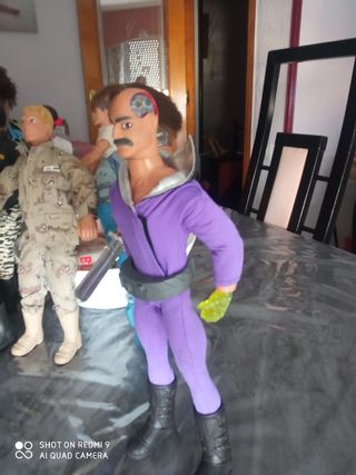 6 Muñecos acción: Geyperman, ninjas 