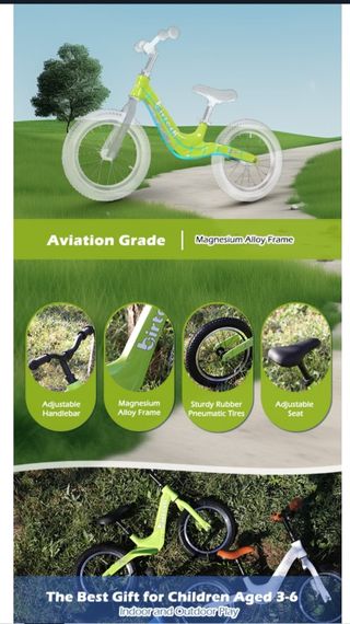 Bicicleta Equilibrio Birtech Infantil