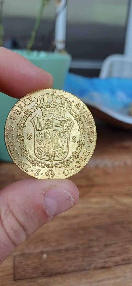 8 Escudos Carlos III 1786