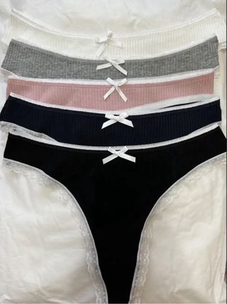 4 Bragas algodón - Ropa interior