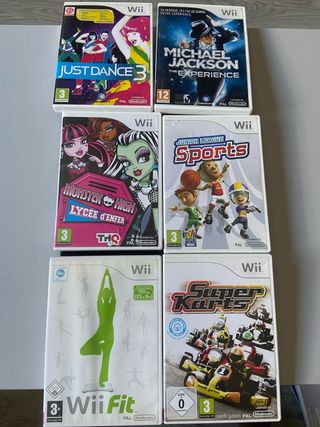 6 Juegos Wii Variados
