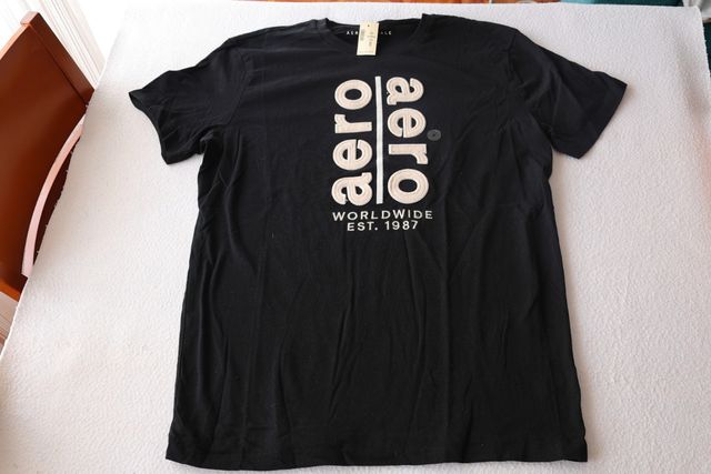 Camiseta Aeropostale negra