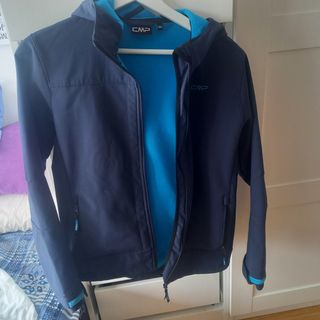 Chaqueta CMP Softshell azul niño