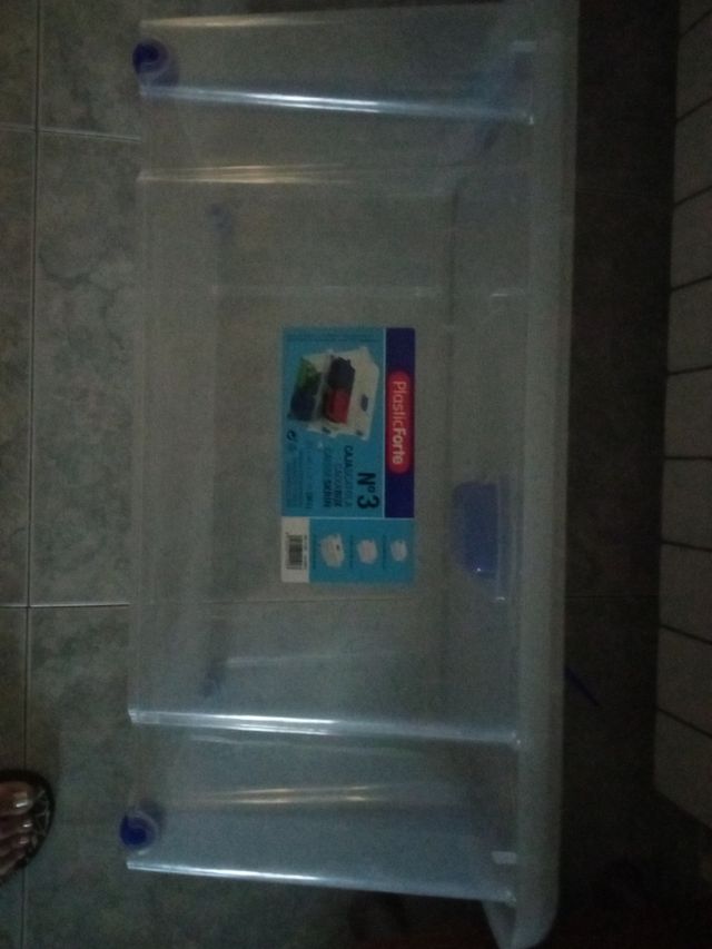 Caja almacenaje transparente