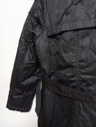 Chaquetón negro c/cinturón