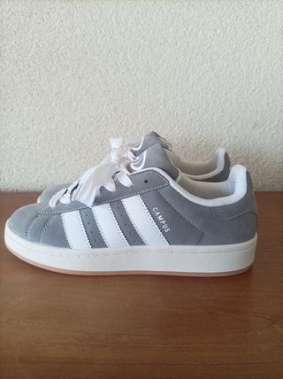 Zapatillas Adidas Campus Gris