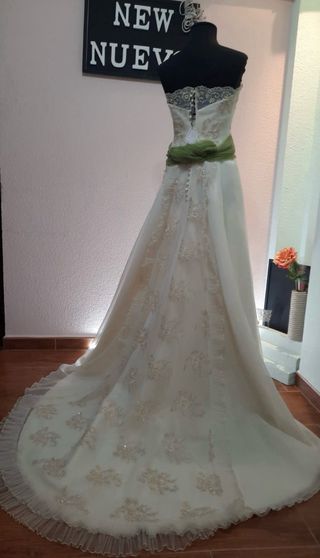 Vestido novia, talla 44.