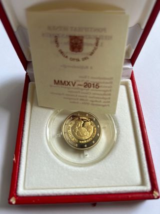 moneda 2 Euro prova Vaticano 2015 - Famiglie