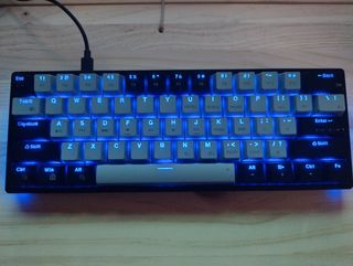 Teclado AULA F3Z61 - Gris y Negro