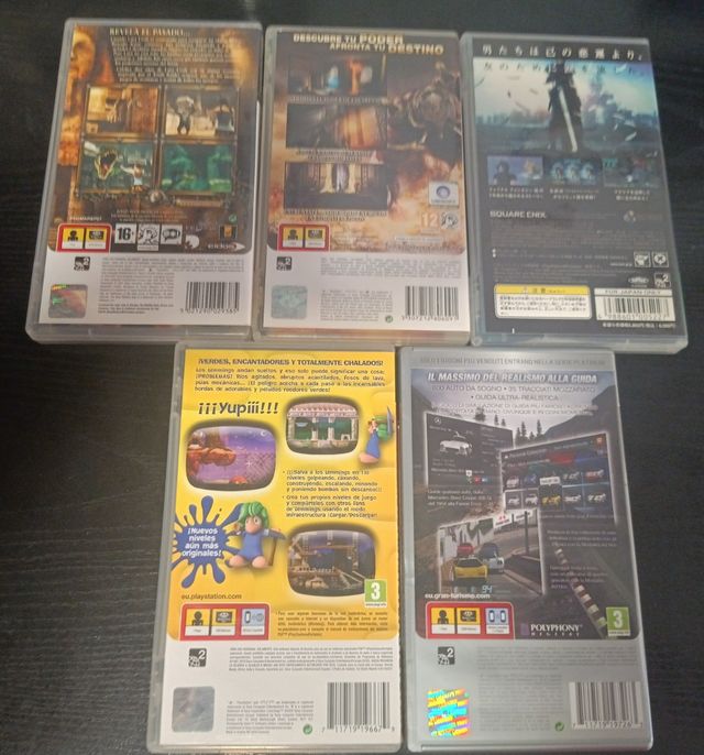 5 Juegos PSP - Completos.