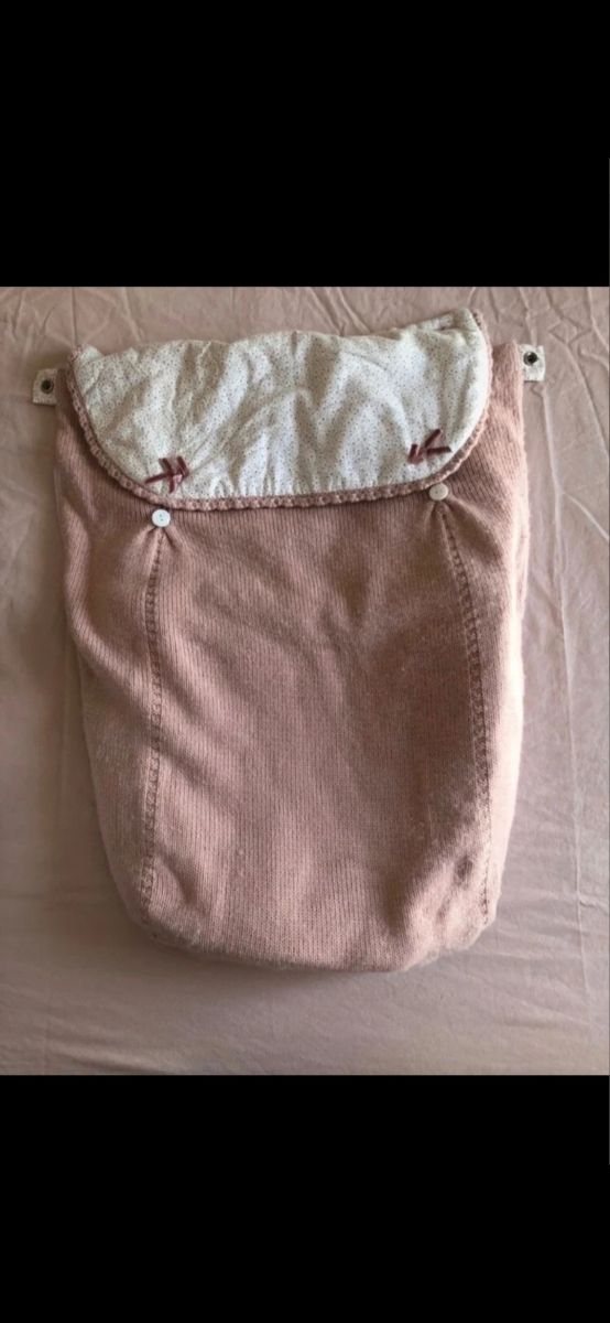 Saco silla paseo rosa empolvado