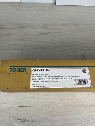 Toner Konica TN321BK - Negro compatible