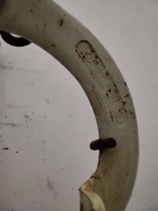 Frenos bici vintage blancos