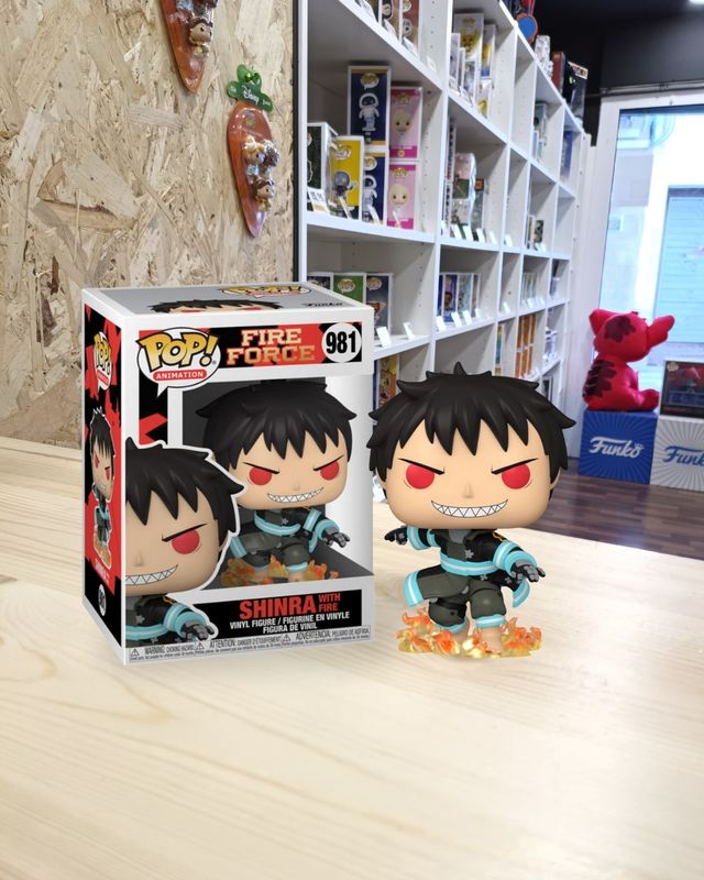 Funko Pop! Shinra with Fire, Fire Force 981 NUEVO