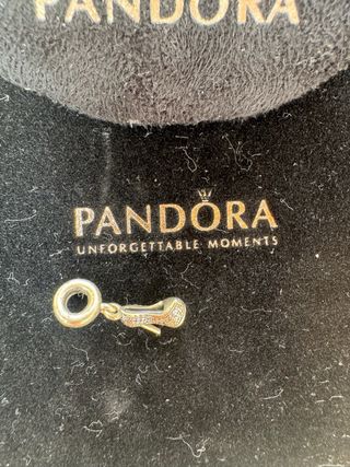 Charm Pandora Zapatilla Plata