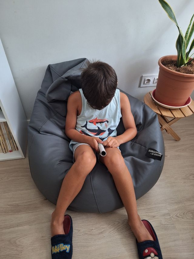 Puff gris MAKEIT SHAPPERS