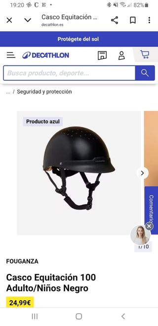 Casco hípica Fouganza